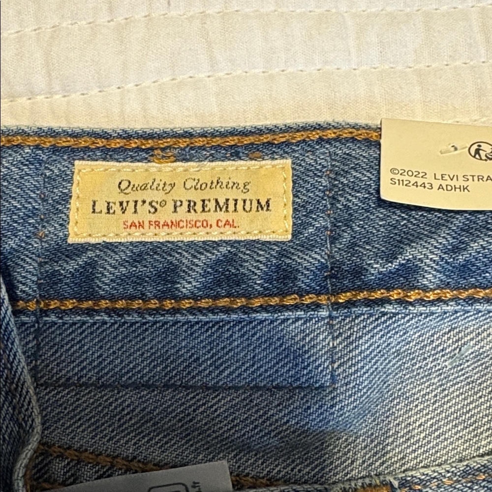 Levi's Blue Denim Maxi Skirt - Picture 4 of 12
